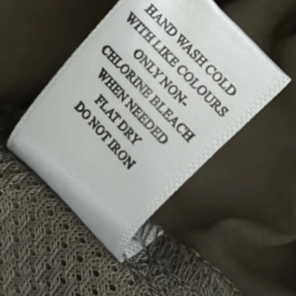 FEAR OF GOD ESSENTIALS | Nylon Cotton Satin Track Pants in Dust/Taupe | Size XS - Picture 13 of 13